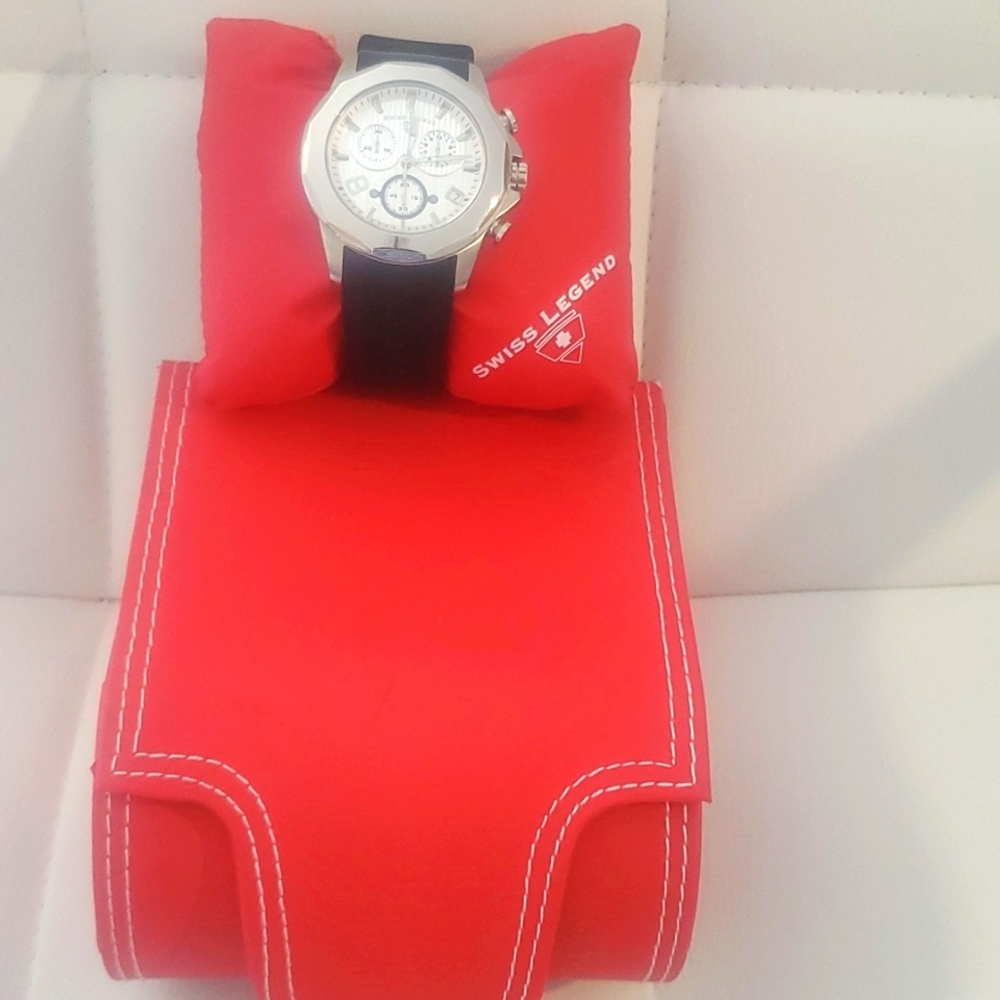 Beautiful! Men's Swiss Legend Monte Carlo 45mm Chronograph Watch